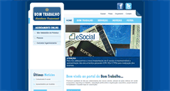 Desktop Screenshot of btrabalho.com.br