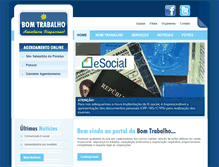 Tablet Screenshot of btrabalho.com.br